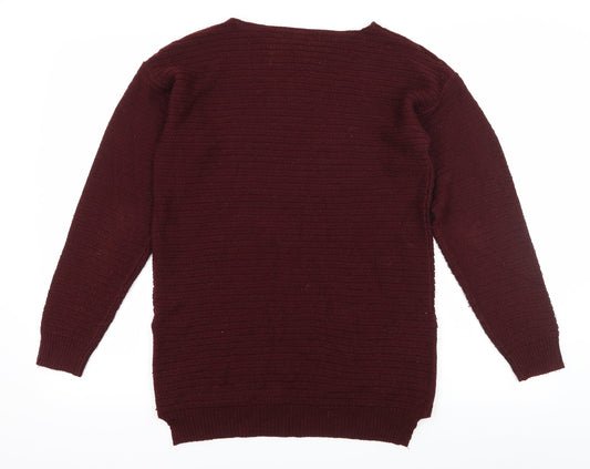 Peacocks Womens Brown Knit Pullover Jumper Size S