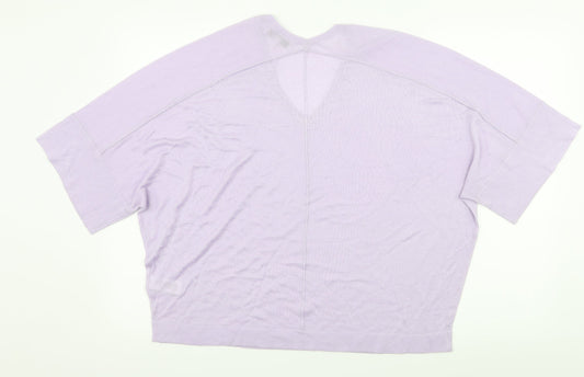 NEXT Womens Purple Knit Pullover Jumper Size S