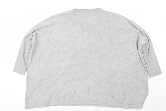 Preworn Womens Grey Pullover Jumper Size M