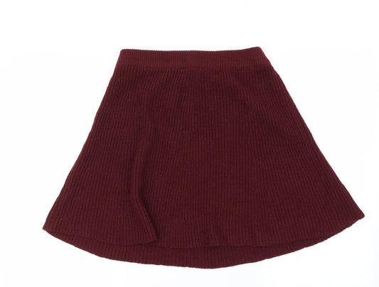Preworn Womens Pink A-Line Skirt Size 10