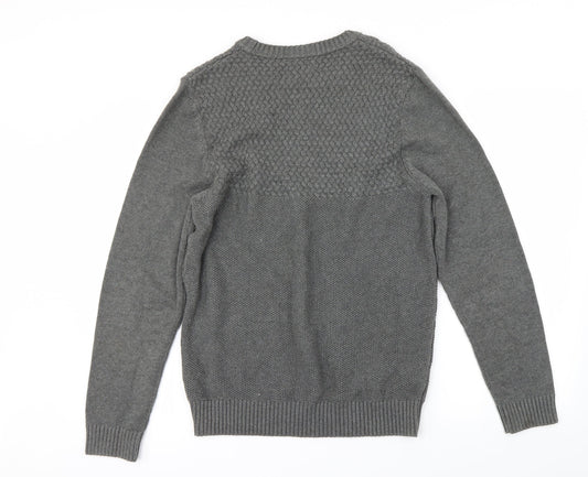 NEXT Mens Grey Pullover Jumper Size M