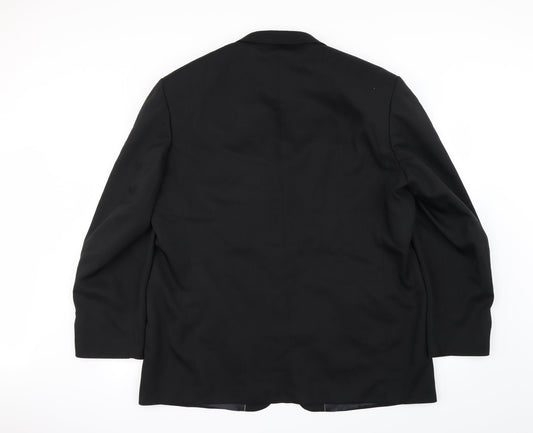 Prewron Mens Black Jacket Blazer Size 42