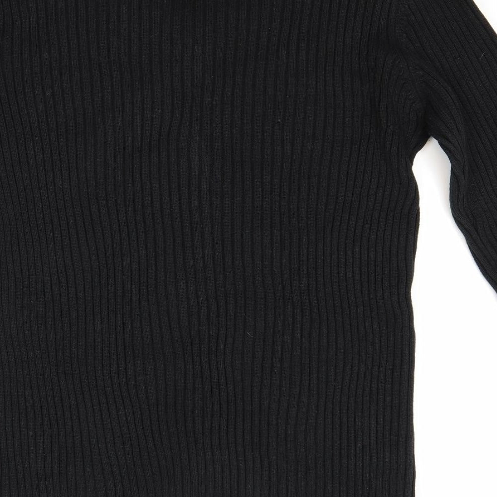 Brand and care label for Armando women’s black jumper, size XL