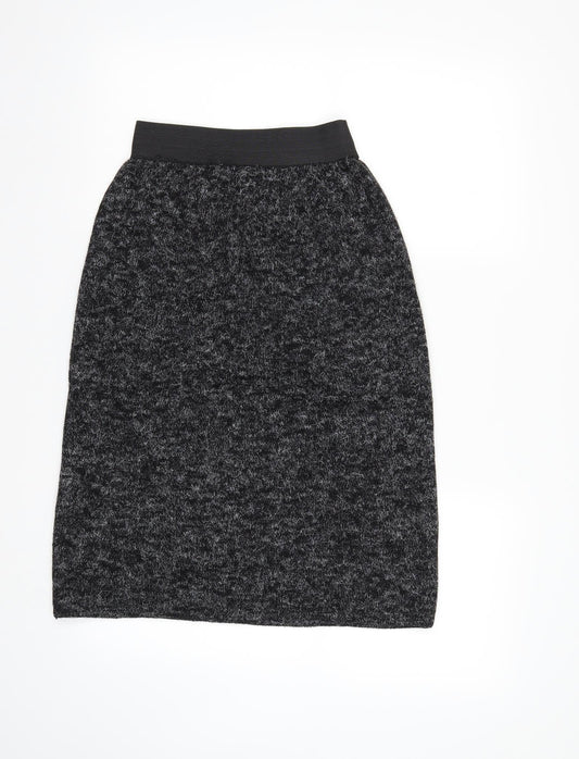 Preworn Womens Black A-Line Skirt Size 25 in