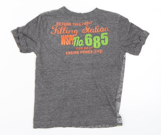 Preworn Boys Grey Basic T-Shirt Size 3 Years