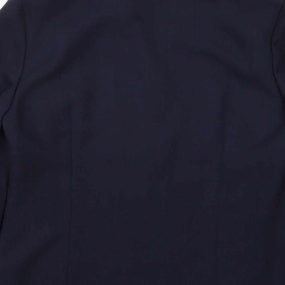 Preworn Womens Blue Jacket Blazer Size 12