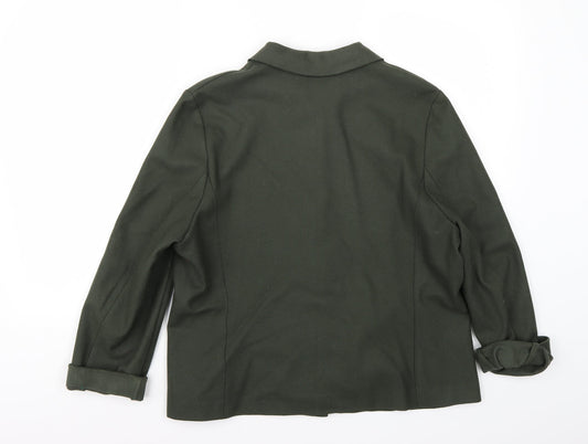Marks and Spencer Womens Green Jacket Blazer Size 16