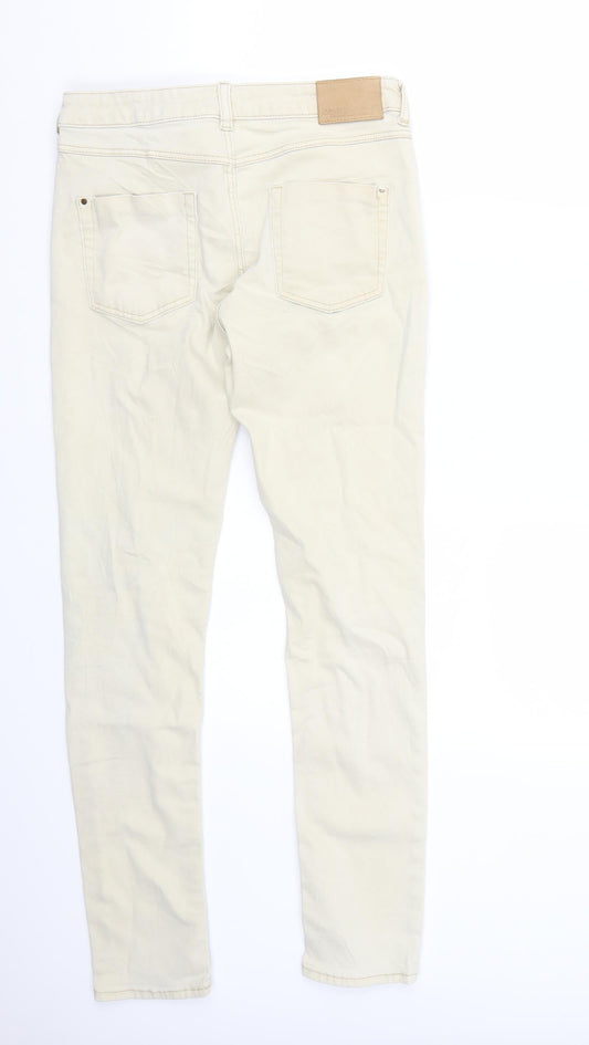 38 Womens Beige Straight Jeans Size 6 L28 in