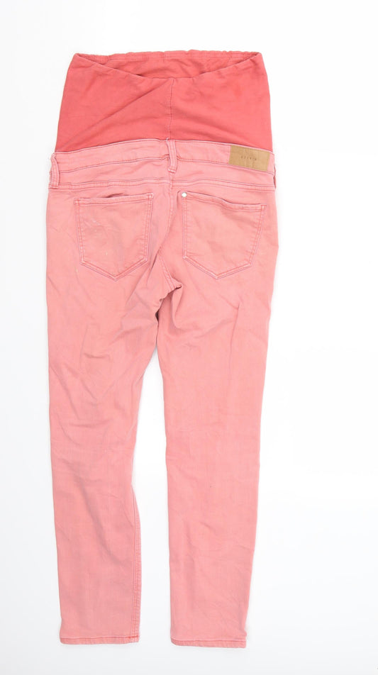 H&M Womens Pink Straight Jeans Size 6 L27 in