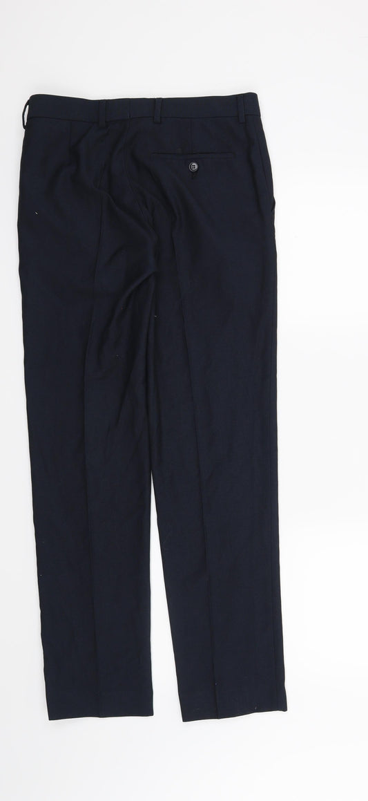 Preworn Womens Blue Trousers Size 30 L30 in
