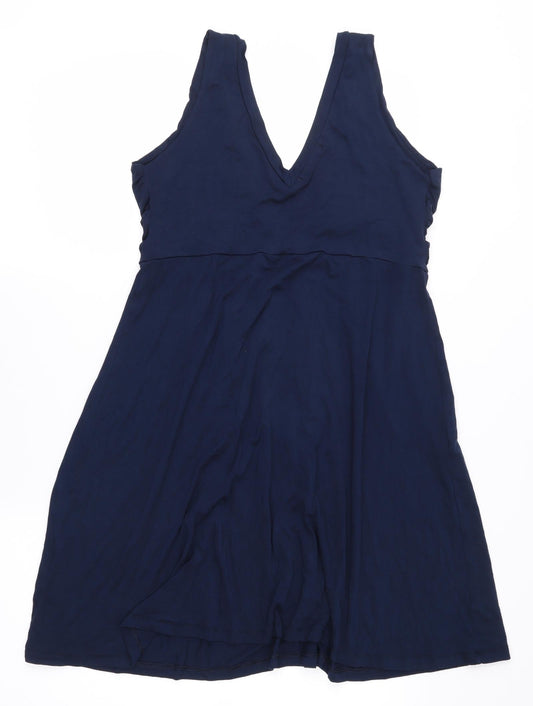 pinto de castro Womens Blue Fit & Flare One Size
