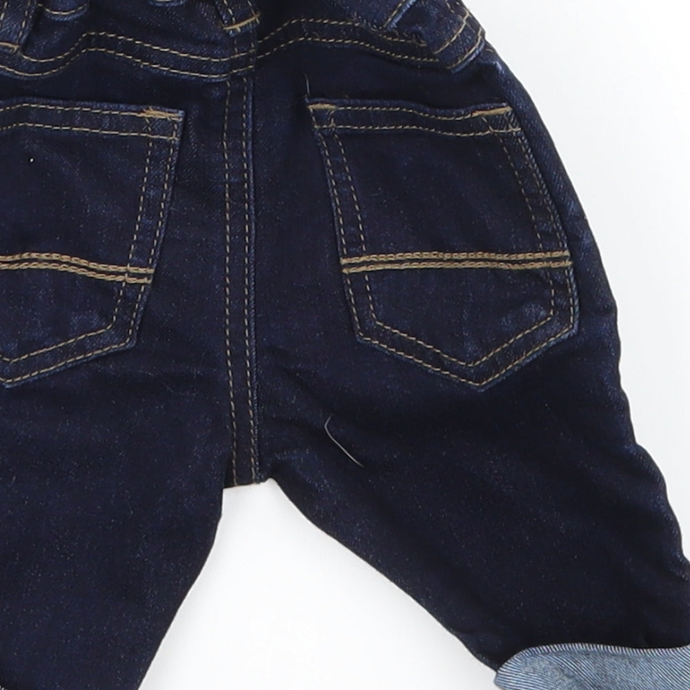 NEXT Baby Blue Denim Capri Jeans Size 3-6 Months