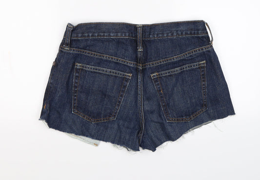 Old Navy Womens Blue Denim Cut-Off Shorts Size 12