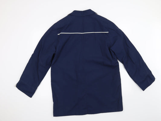 Preworn Womens Blue Jacket Coat Size M
