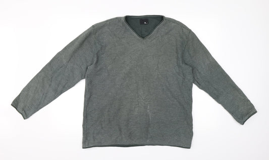 BHS Mens Green Pullover Jumper Size S