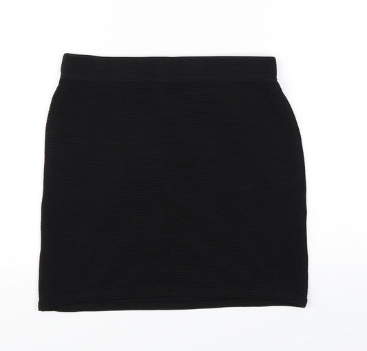 Select Womens Black Mini Skirt Size 6