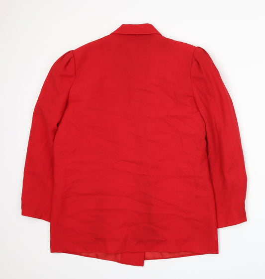 Principles` Womens Red Jacket Suit Jacket Size 14