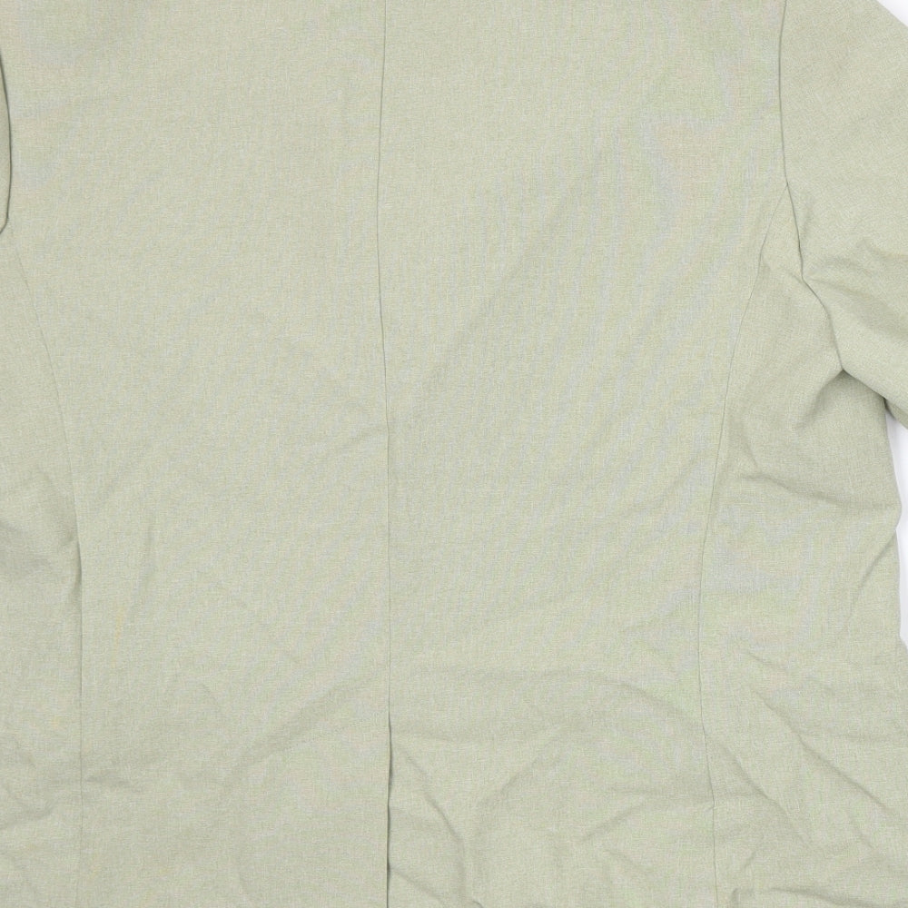 Brand and care label for Berkertex women’s green jacket suit jacket, size UK 18