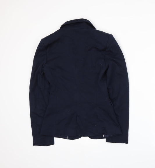 Pretty Girl Womens Blue Jacket Suit Jacket Size XS