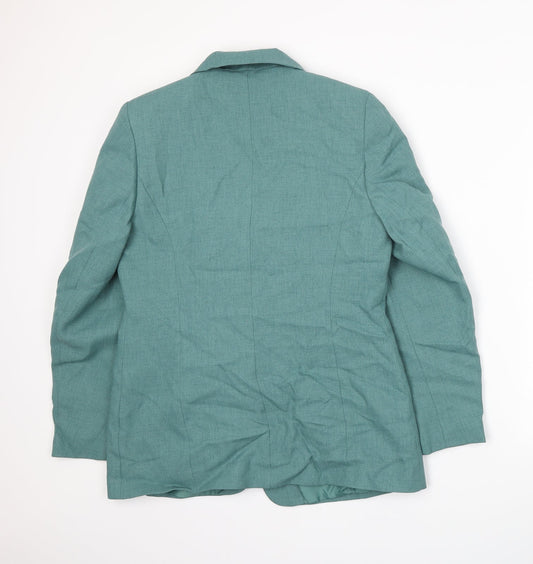 BHS Womens Green Jacket Suit Jacket Size 12