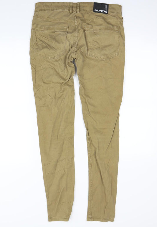 Industrialize Womens Brown Skinny Jeans Size S L29 in