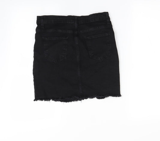 Nasty Gal Womens Black Mini Skirt Size 8