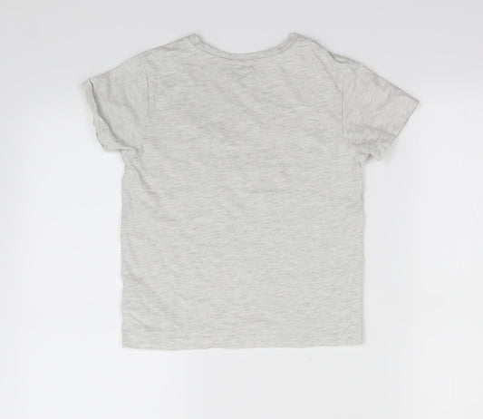 Primark Boys Grey Basic T-Shirt Size 7-8 Years