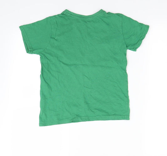 Primark Boys Green Basic T-Shirt Size 7-8 Years
