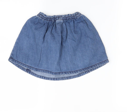 Next Girls Blue Mini Skirt Size 18 Months