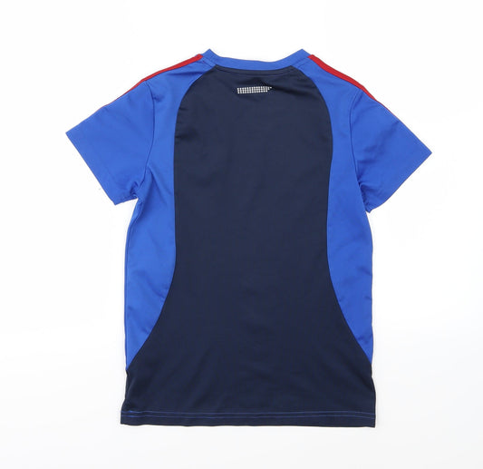 Forty4 Boys Blue Basic T-Shirt Size 10-11 Years