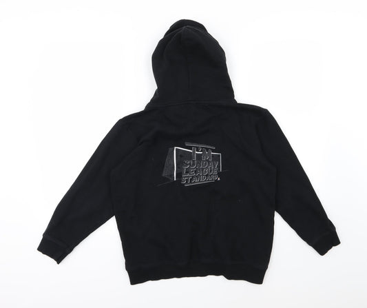 Spreadshirt Boys Black Jersey Pullover Hoodie Size 12-13 Years - Sunday League