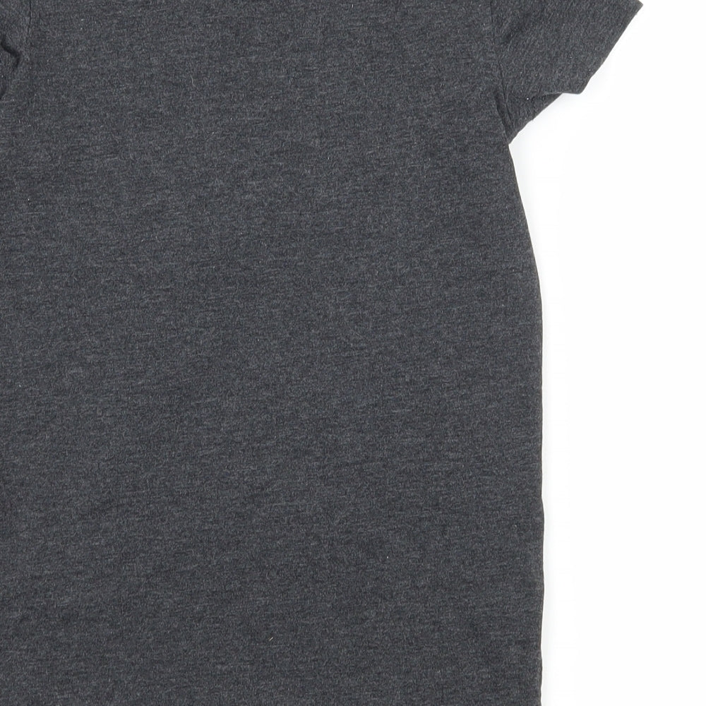 Brand and care label for Next boys’ grey jersey basic t-shirt, size 5, years - storm trooper