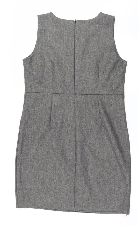 Sense Womens Grey A-Line Size 14