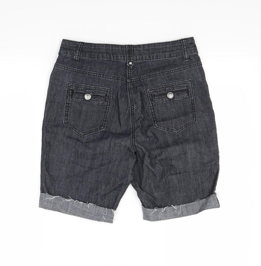 Soon Womens Blue Denim Cut-Off Shorts Size 10