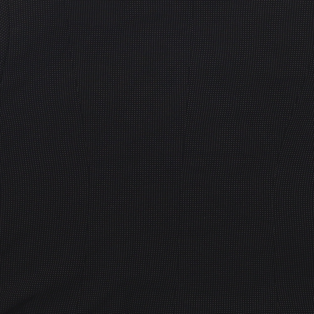 Brand and care label for Busy women’s black spotted jacket suit jacket, size UK 44