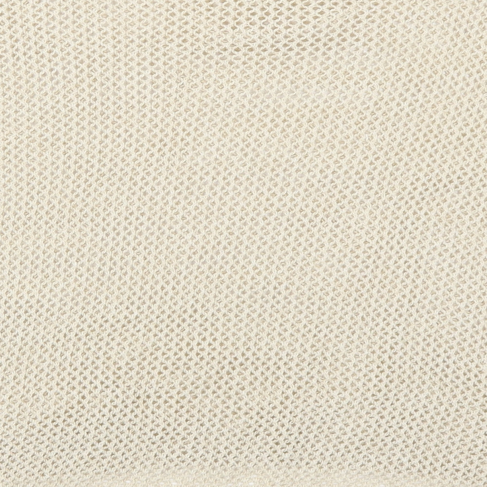 Brand and care label for Internationale women’s beige jumper, size UK 16