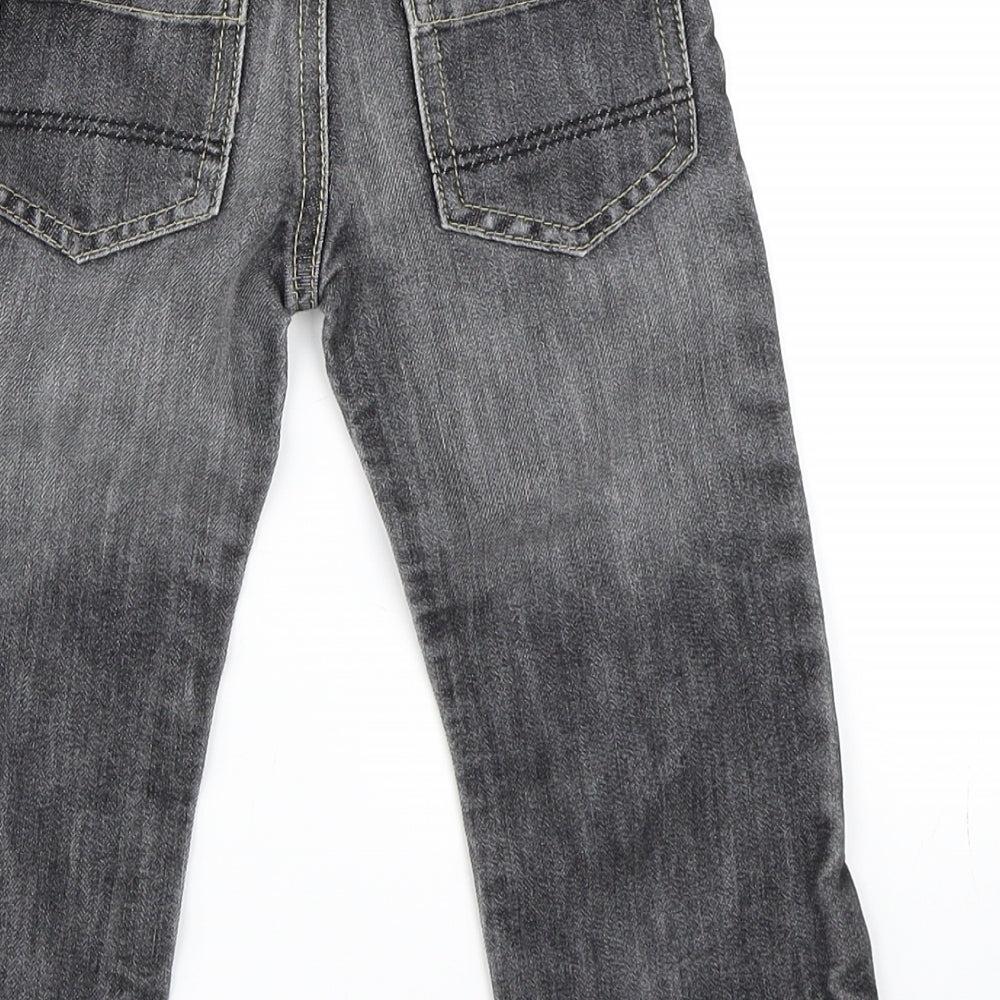 Primark Boys Black Denim Straight Jeans Size 2-3 Years