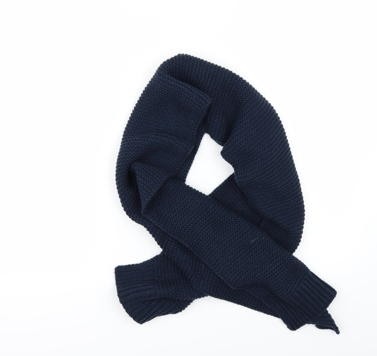 Front view of Cedarwood State men’s blue scarf one size