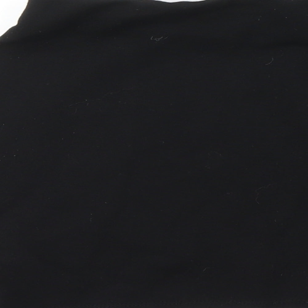 Topshop Womens Black A-Line Skirt Size 10