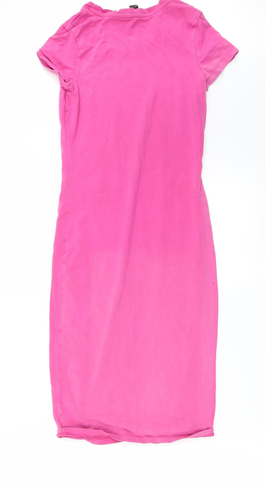 Atmosphere Womens Pink Bodycon Size 14