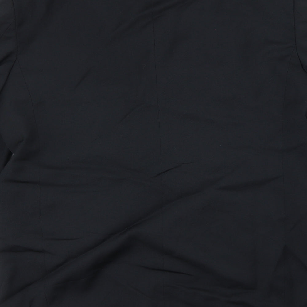 Preworn Mens Black Jacket Blazer Size 42