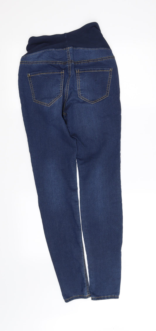 H&M Womens Blue Skinny Jeans Size 8 L30 in