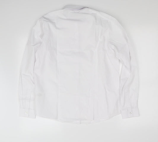 George Girls White Basic Button-Up Size 15-16 Years