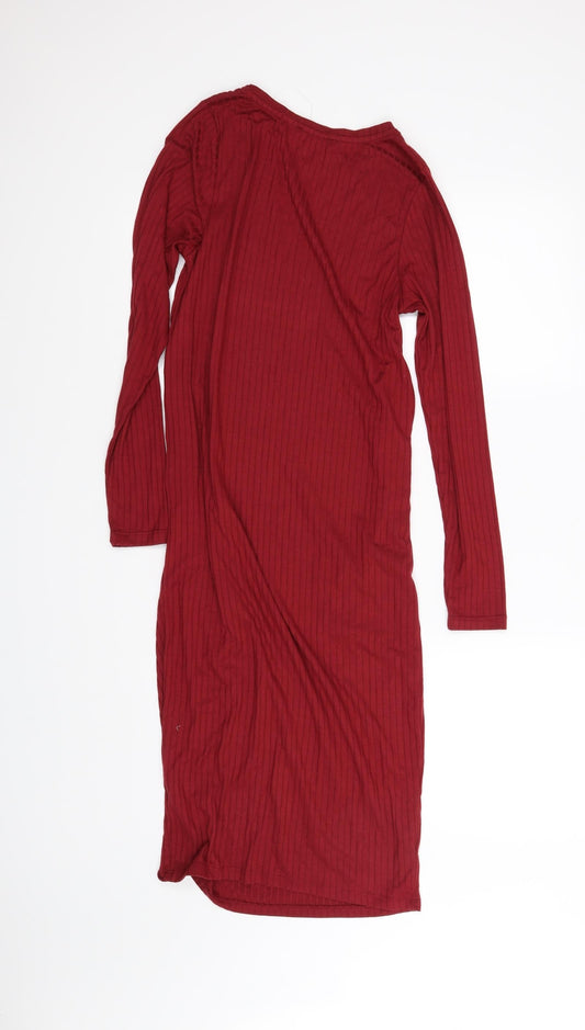 George Womens Red Fit & Flare Size 8