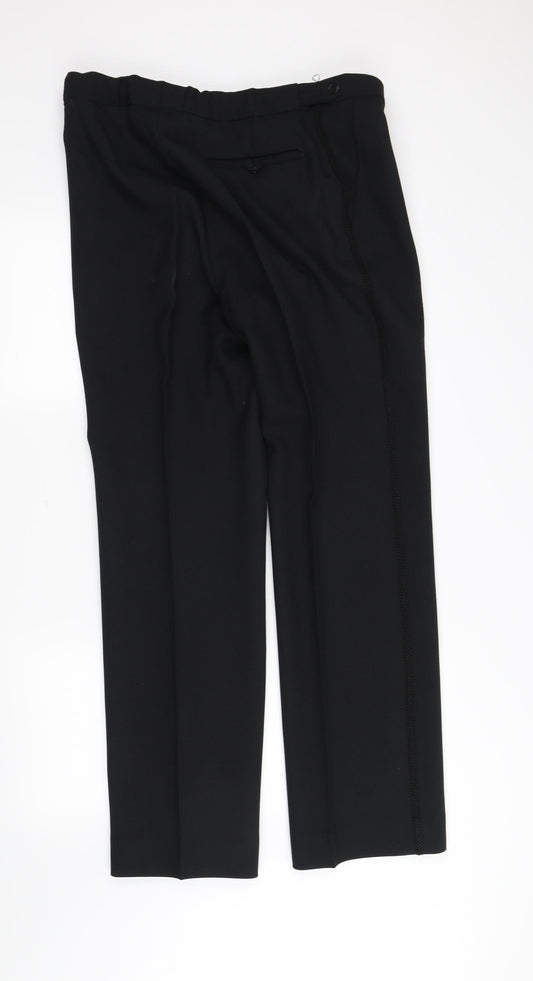 pre worn Womens Black Trousers Size 42 in L32 in