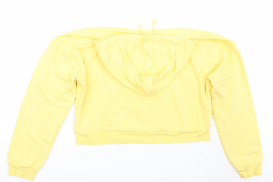 Topshop Womens Yellow Pullover Jumper Size 14