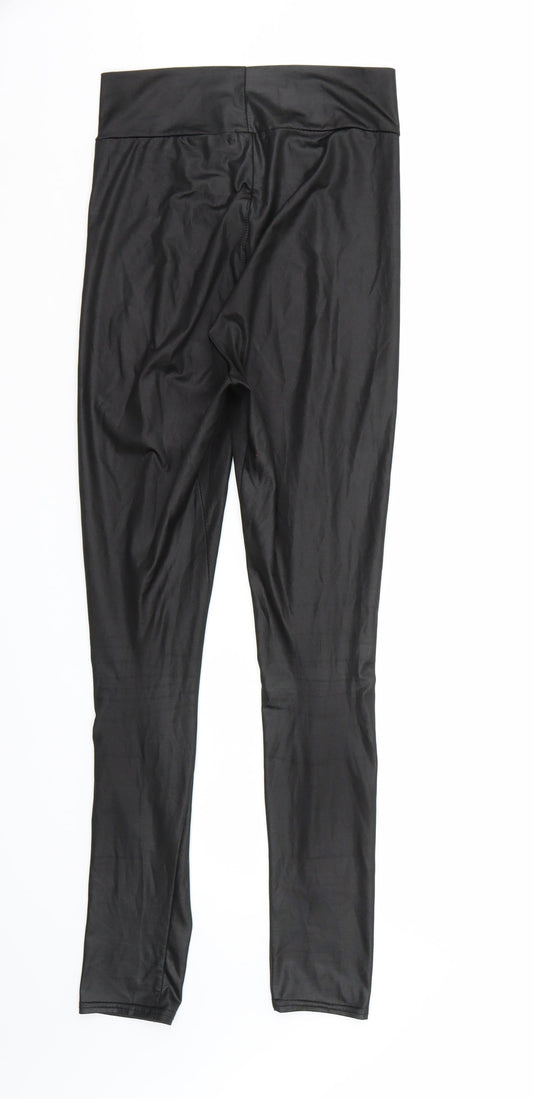 Nasty Gal Womens Black Carrot Leggings Size 8 L27 in