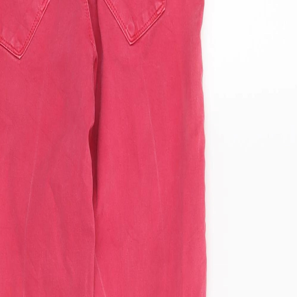 Preworn Womens Pink Skinny Jeans L28 in