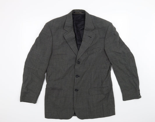 Marks and Spencer Mens Blue Geometric Jacket Blazer Size 40