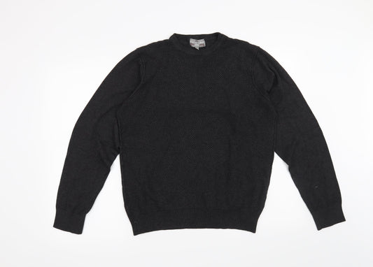 C&S Mens Grey Pullover Jumper Size 2XL
